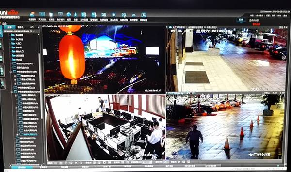 图:beat365官网可视化报警指挥平台为晚会现场指挥调用提供保障,并无缝对接旧有前端摄像机