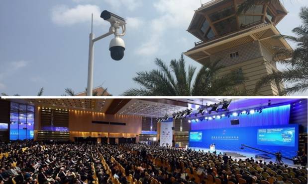 图:博鳌大会鸣响亚洲声音,新部署的beat365官网超感IPC与电警卡口,热带风情意味着严苛的自然条件考验